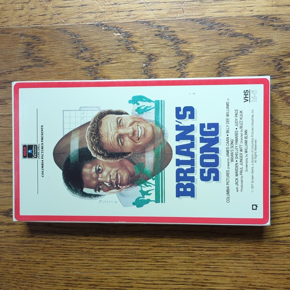 Vintage 80s Brian's Song VHS Tape Hi-Fi Movie
